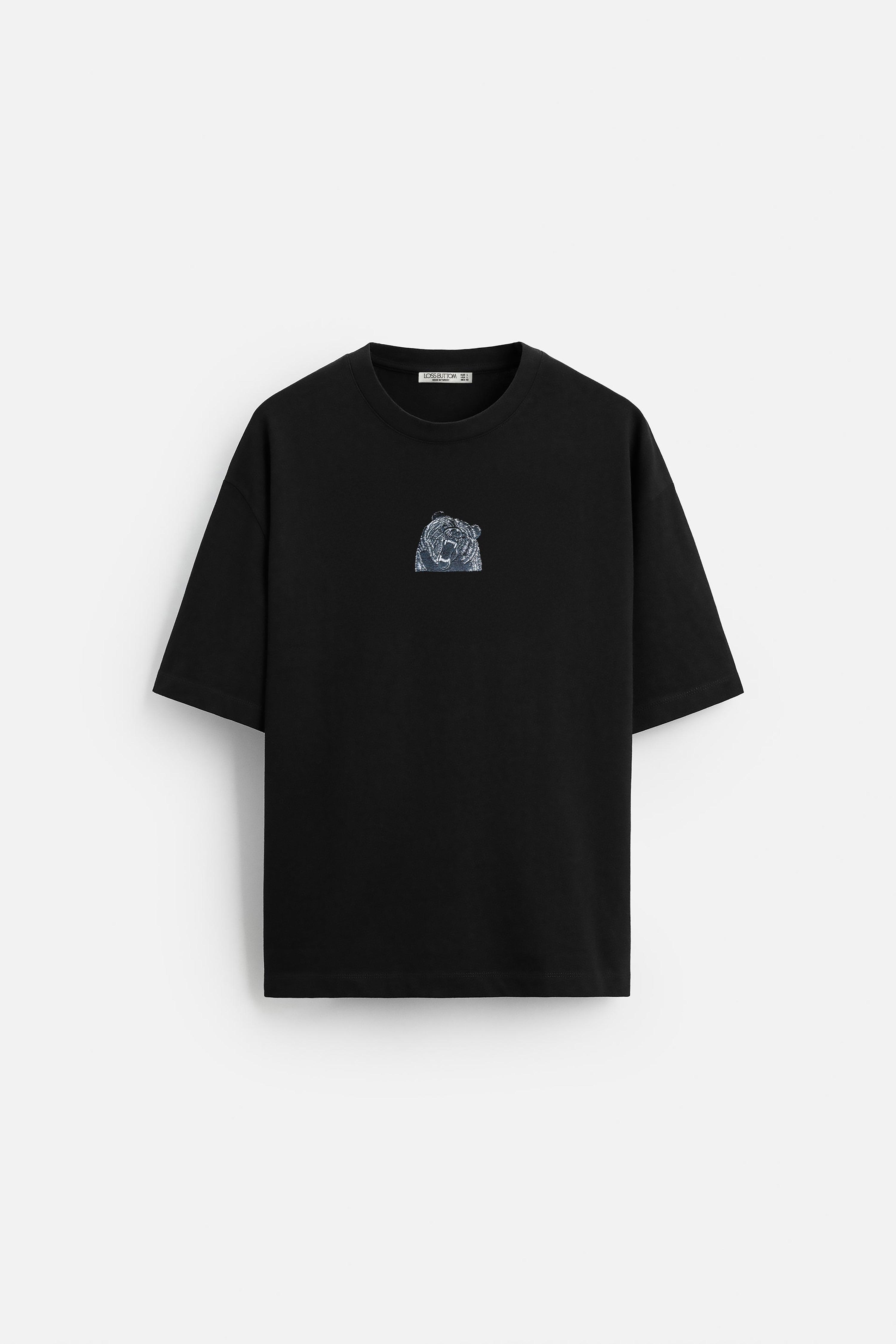 Oversize T-Shirt Alaska Bear Nakış