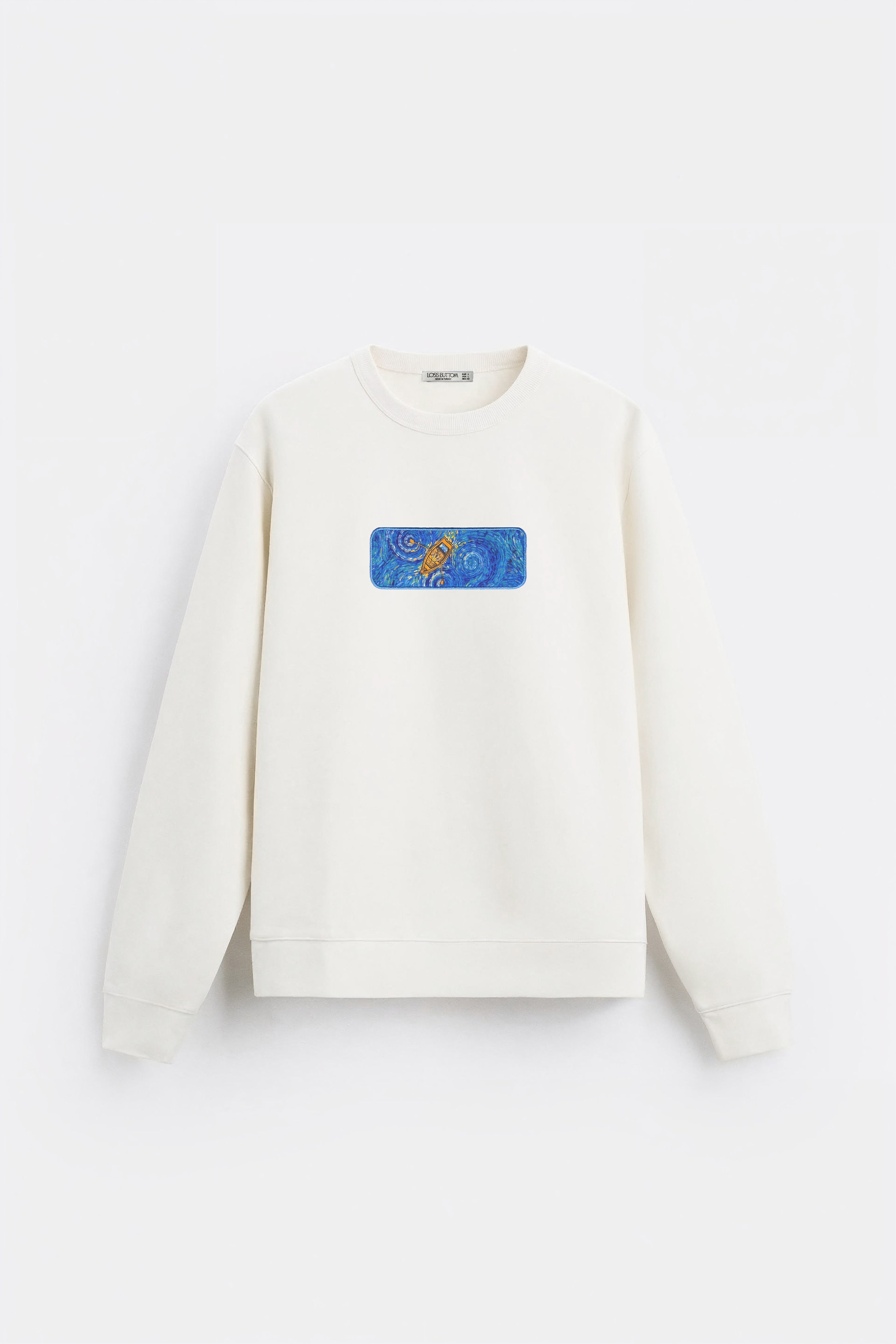 Alone Boat Sweatshirt Oversize