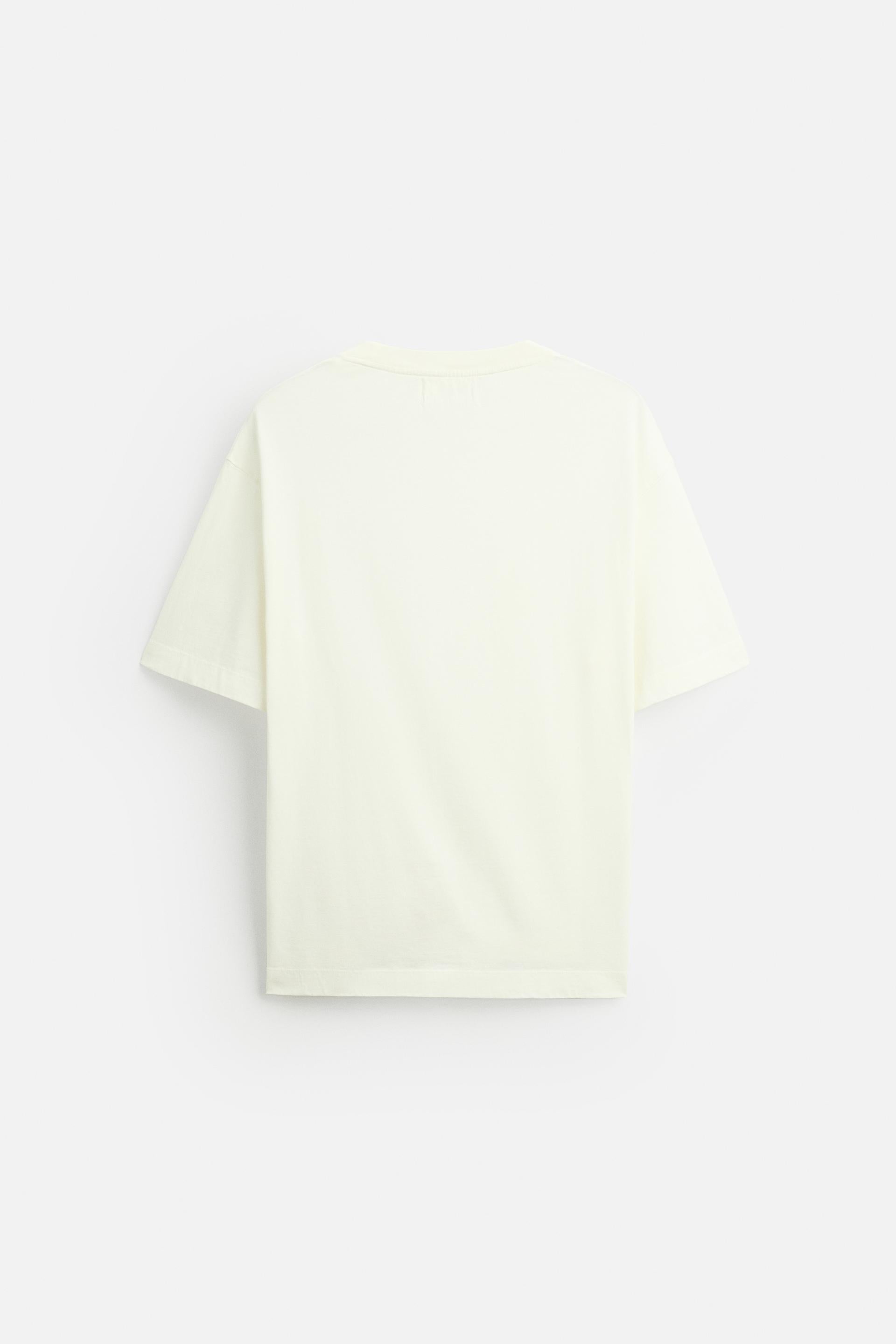 Oversize T-Shirt Foliage Nakış - Loss Buttom