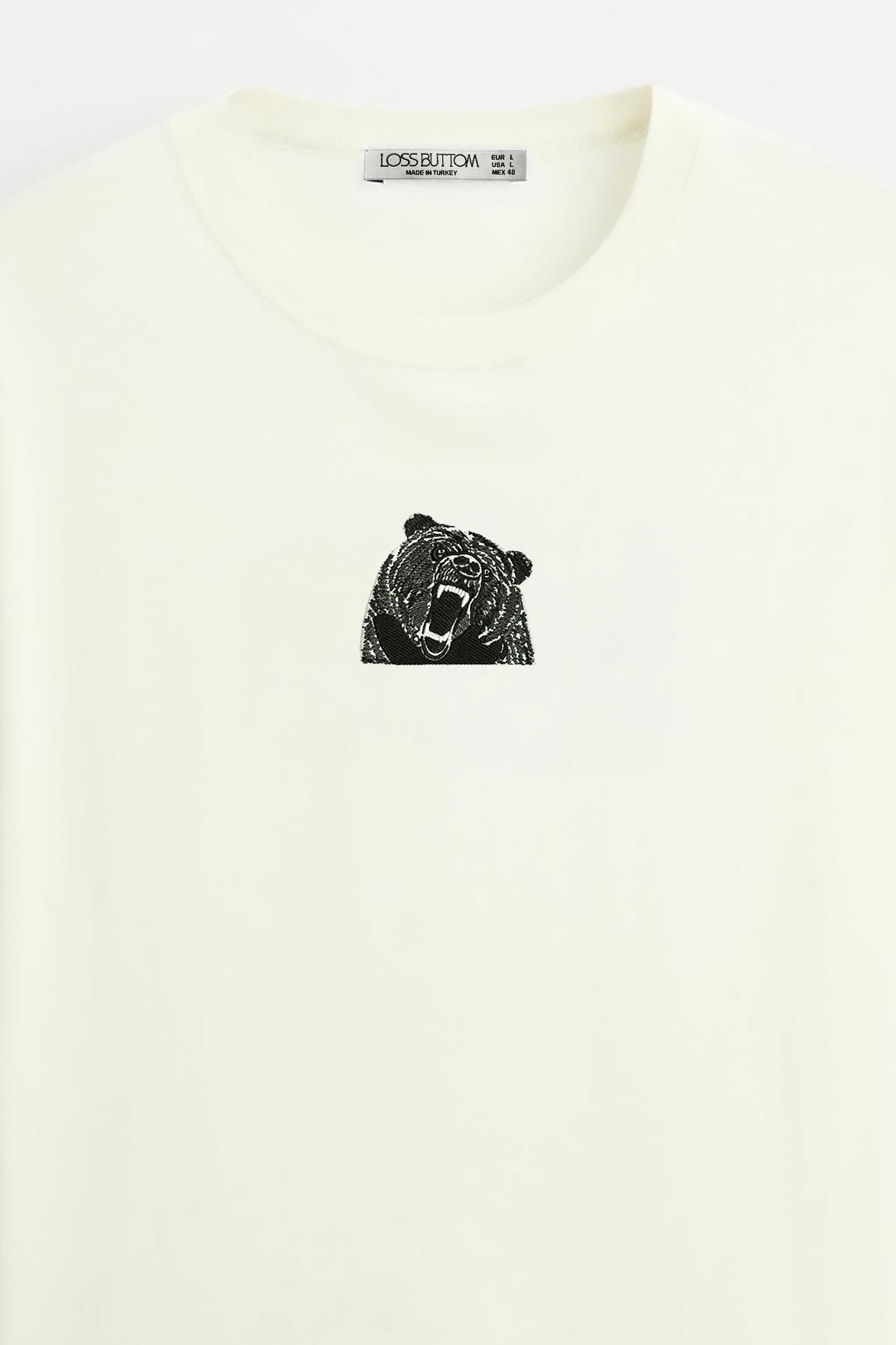 Oversize T-Shirt Alaska Bear Nakış