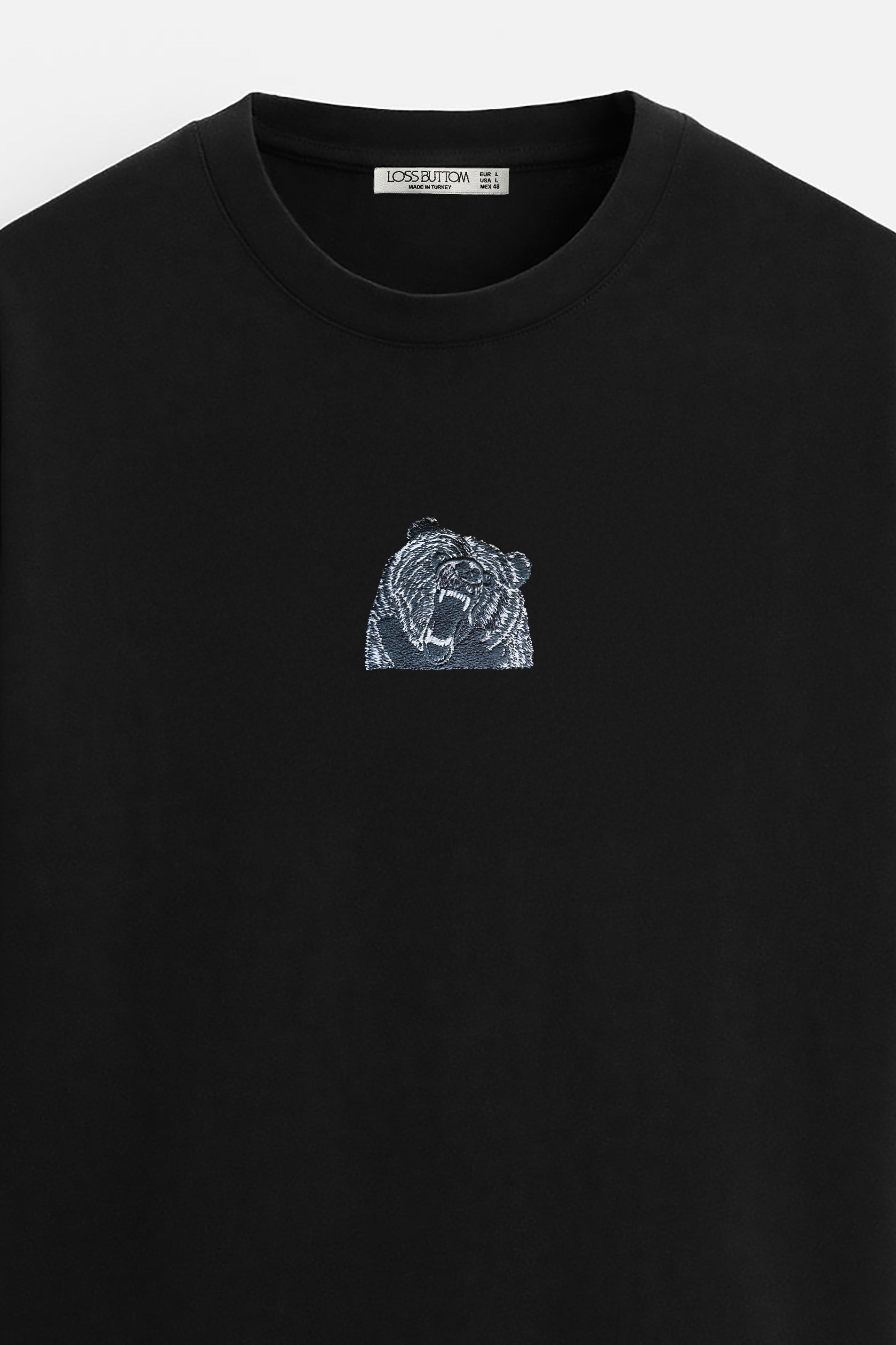 Oversize T-Shirt Alaska Bear Nakış
