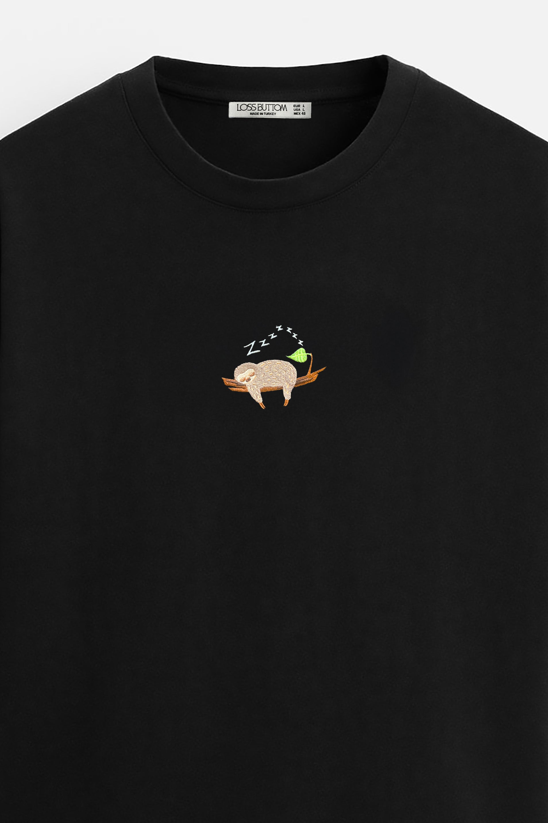 Oversize T-Shirt Koala Nakış - Loss Buttom