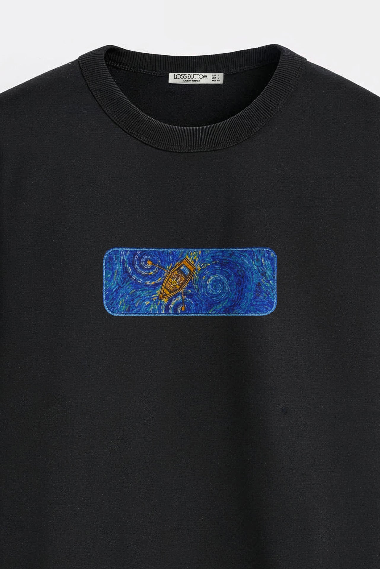 Alone Boat Sweatshirt Oversize