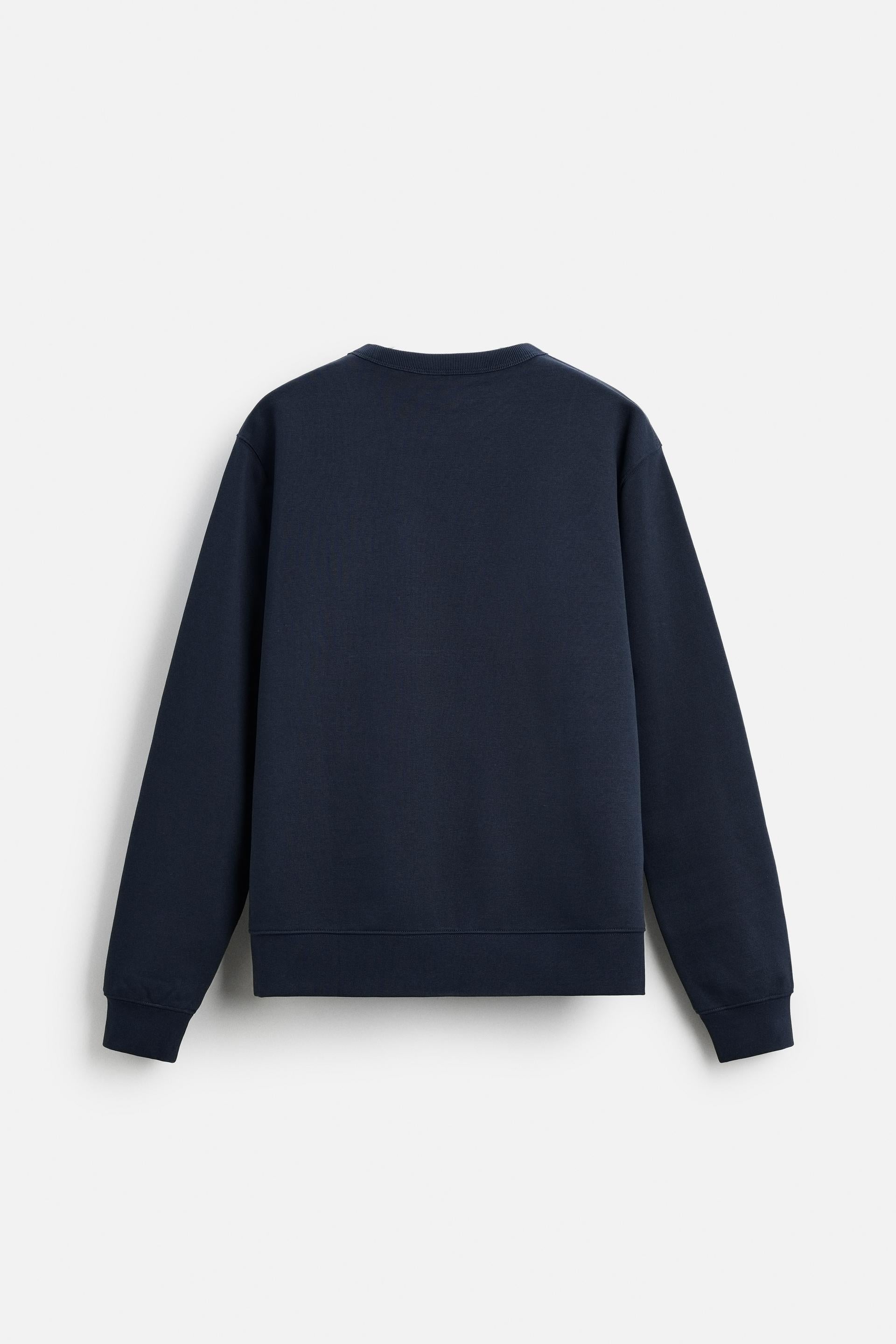 Basic Tek Renk Oversize Sweatshirt