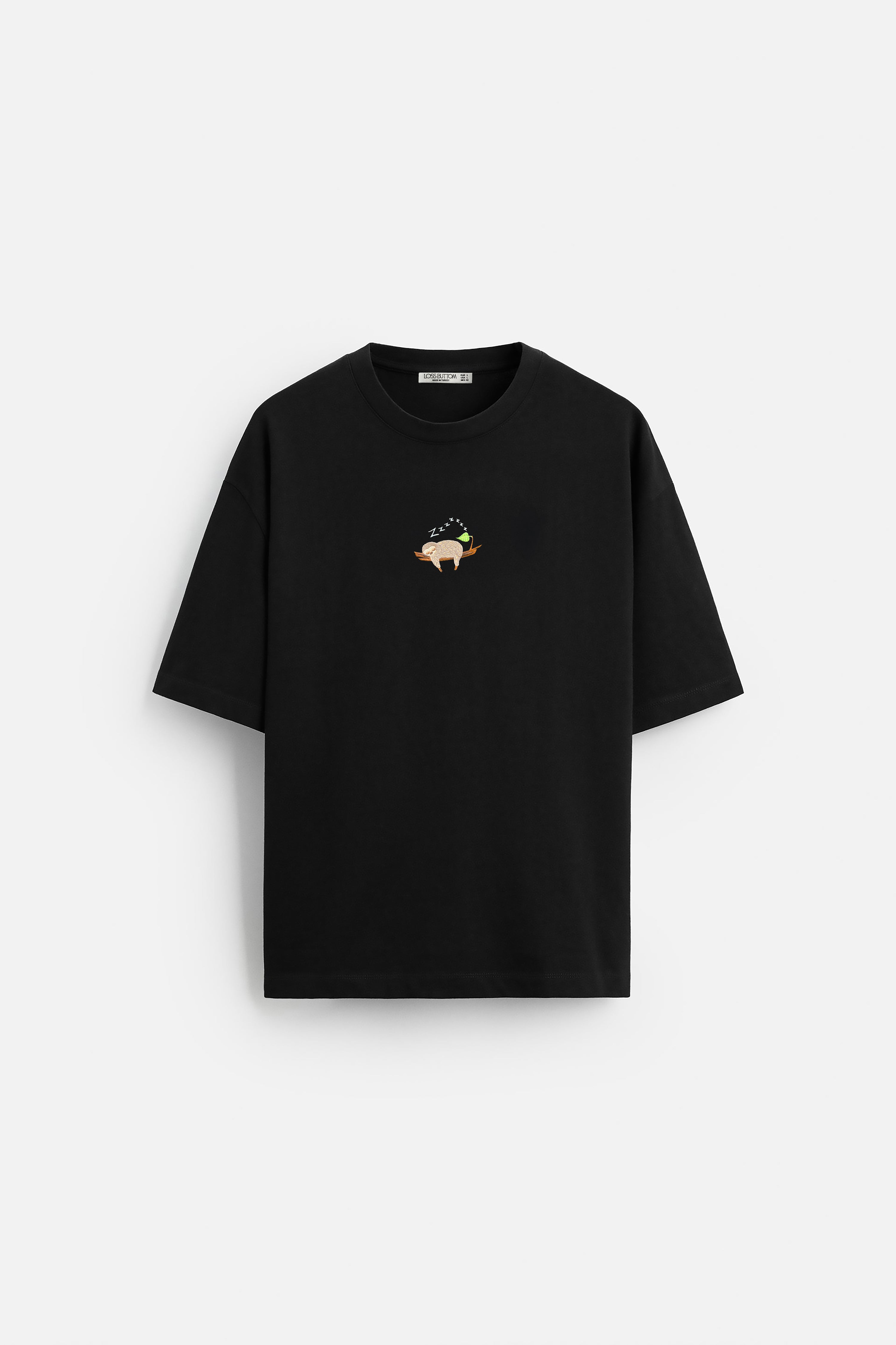 Oversize T-Shirt Koala Nakış - Loss Buttom