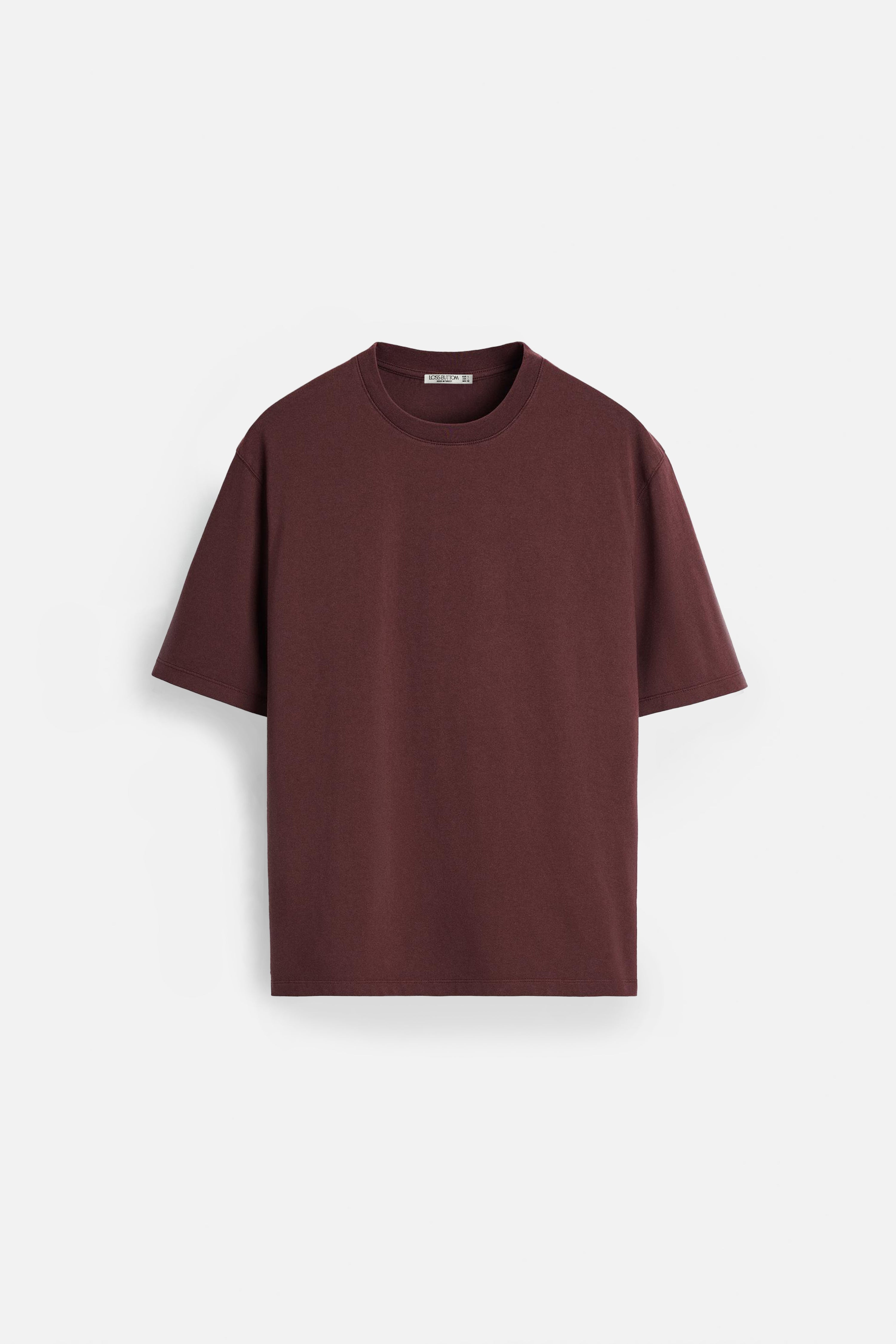 Oversize Basic Tek Renk T-Shirt