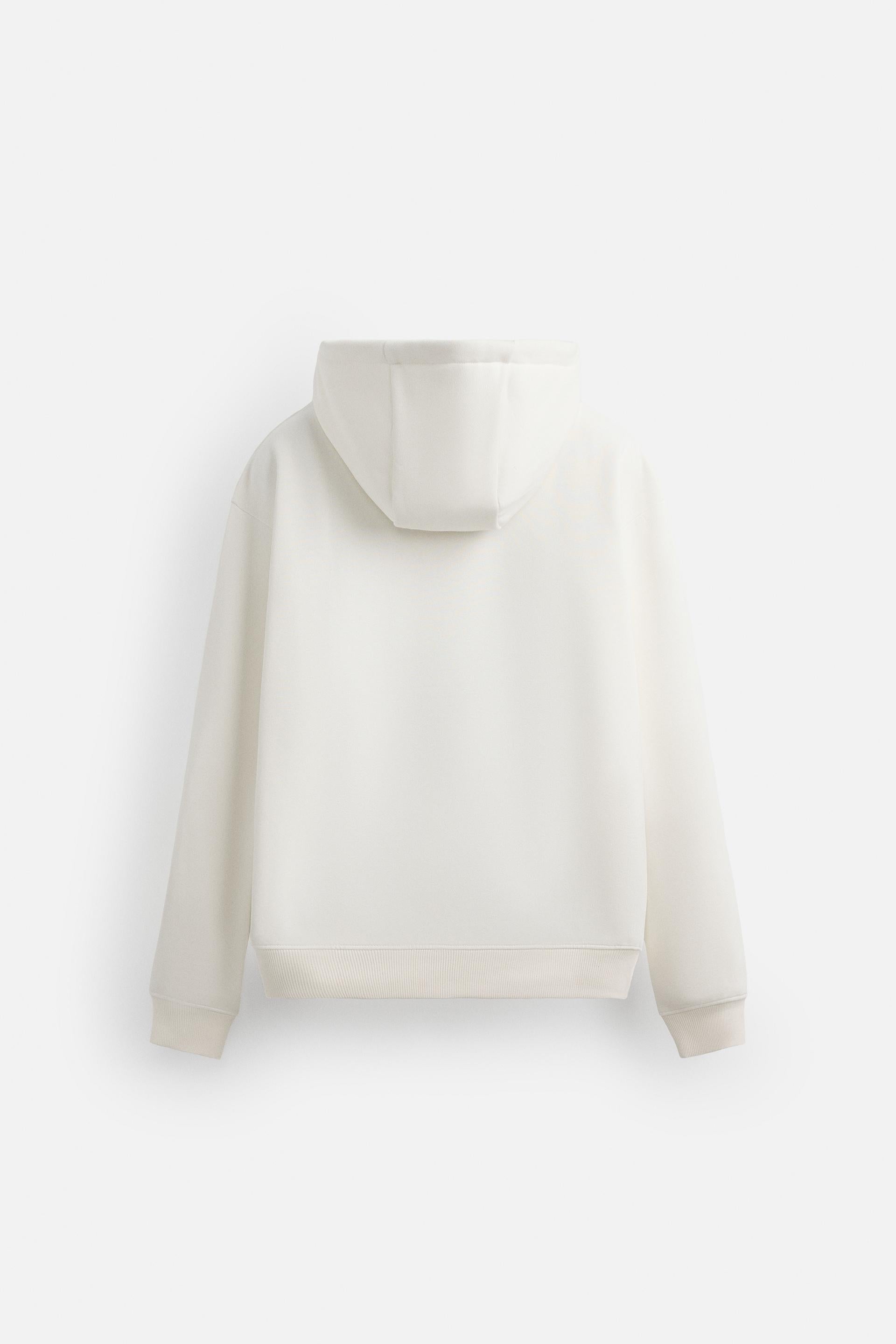 Oversize Hoodie Alone Boat Kenar Buttom Nakış