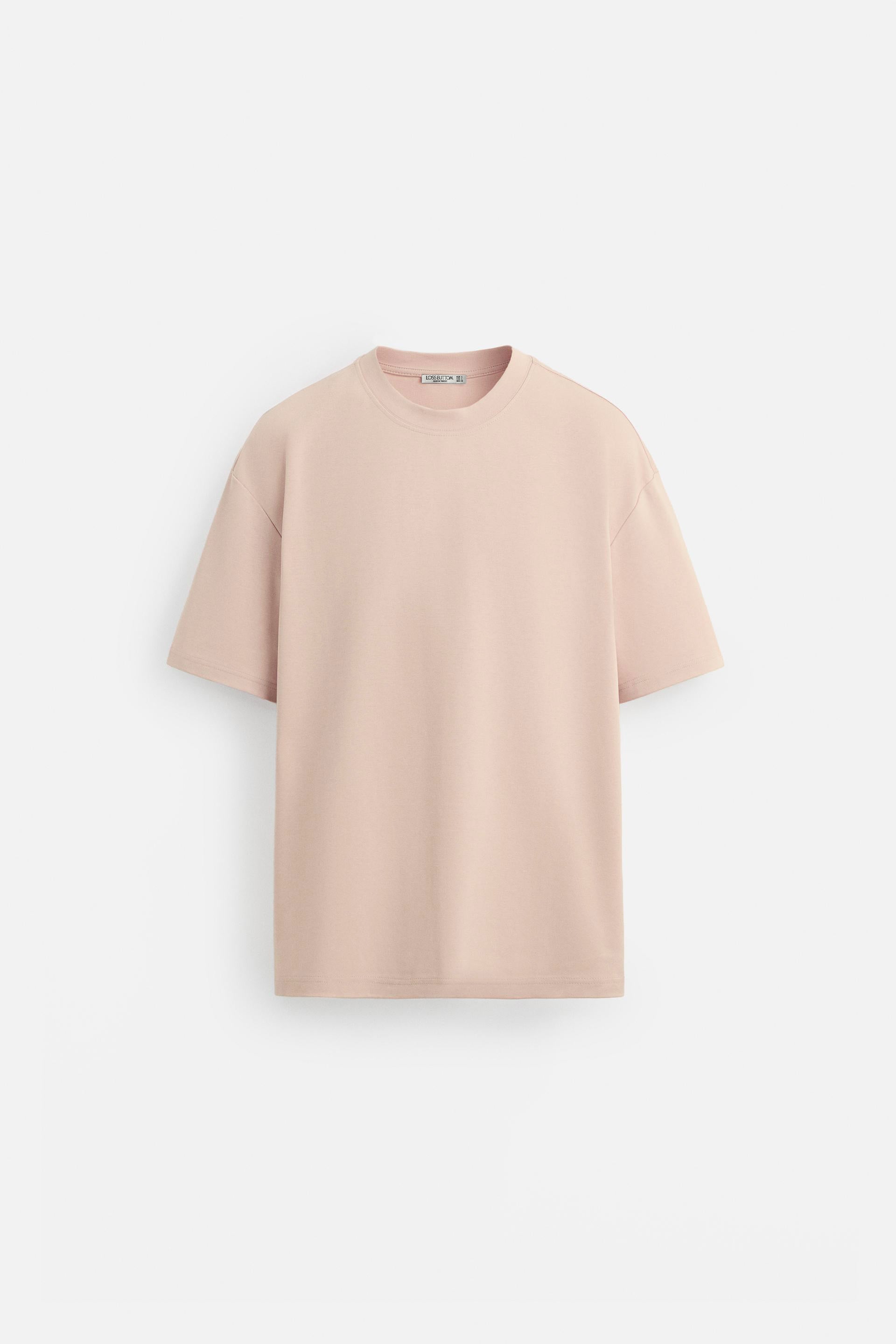 Relax Fit Basic Tek Renk T-Shirt
