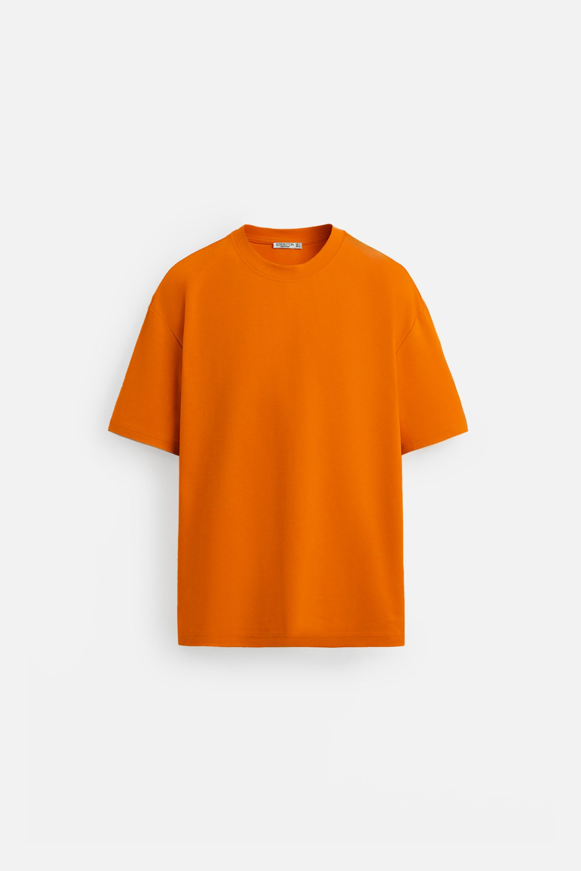 Relax Fit Basic Tek Renk T-Shirt