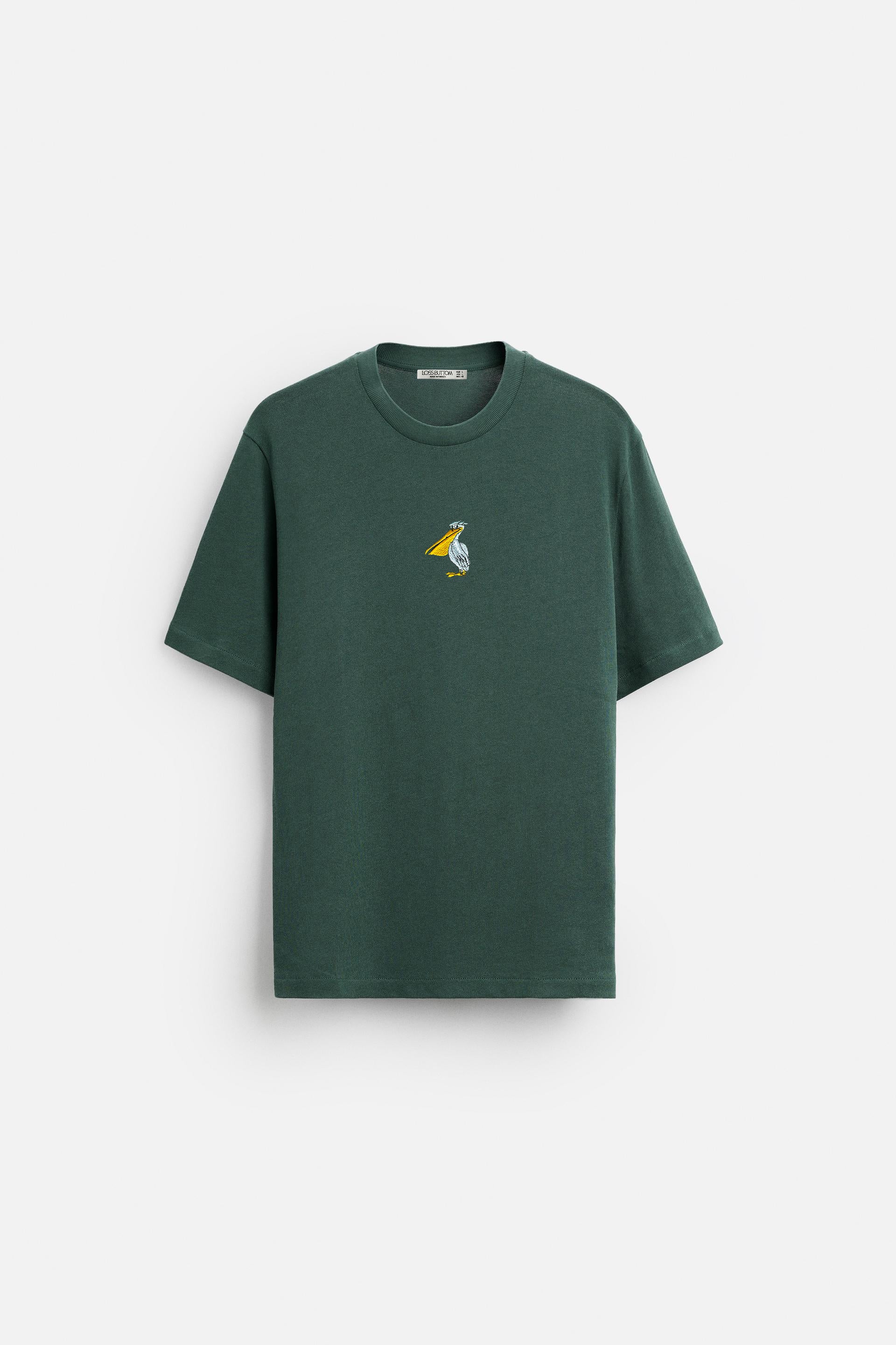 Oversize T-Shirt Pelican Nakış