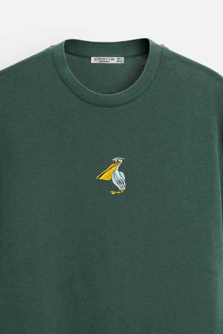 Oversize T-Shirt Pelican Nakış